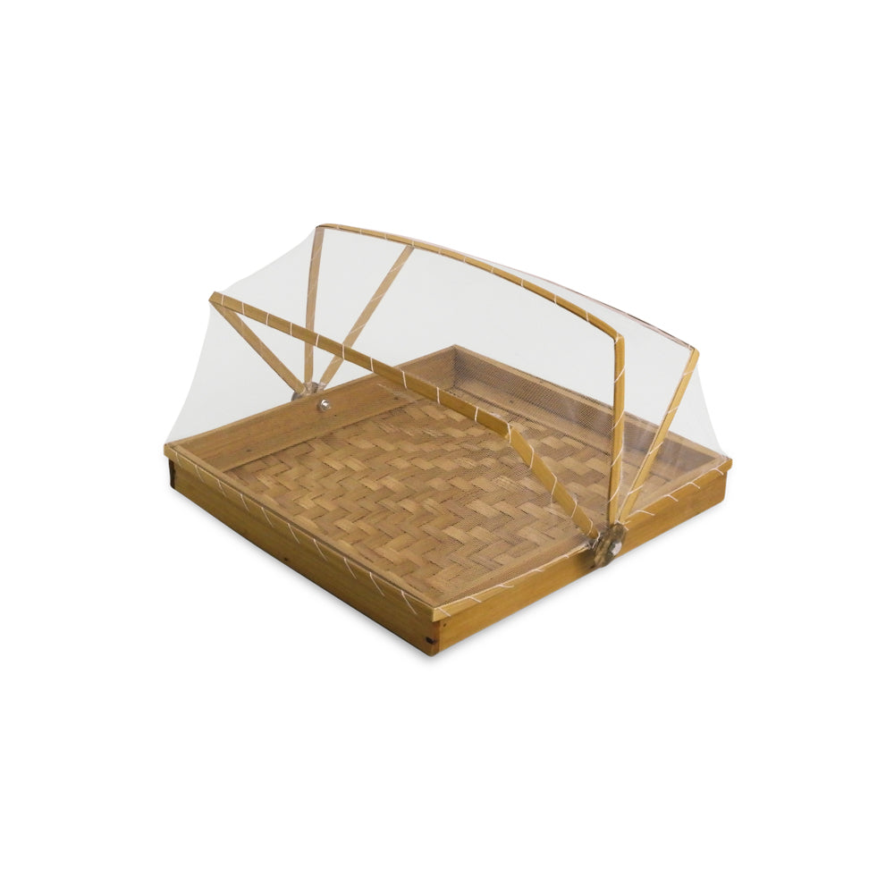 Set of 3 Bamboo Nibble Huts (Square)