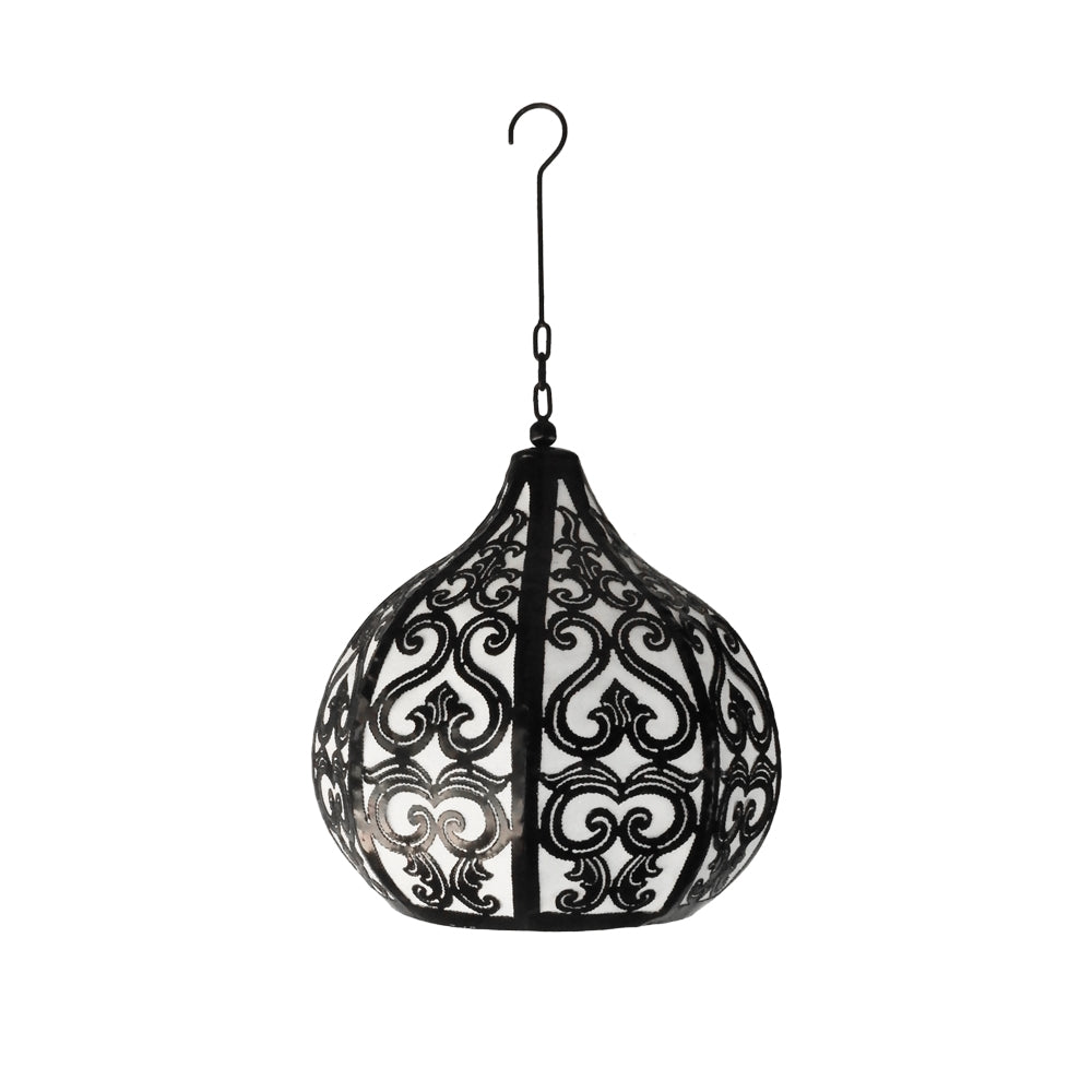 Moroccan Lotus Bud Hanging Lantern (Medium)