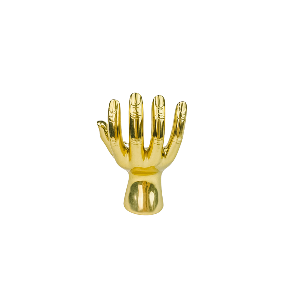 Open Palm Brass Hand Ornament