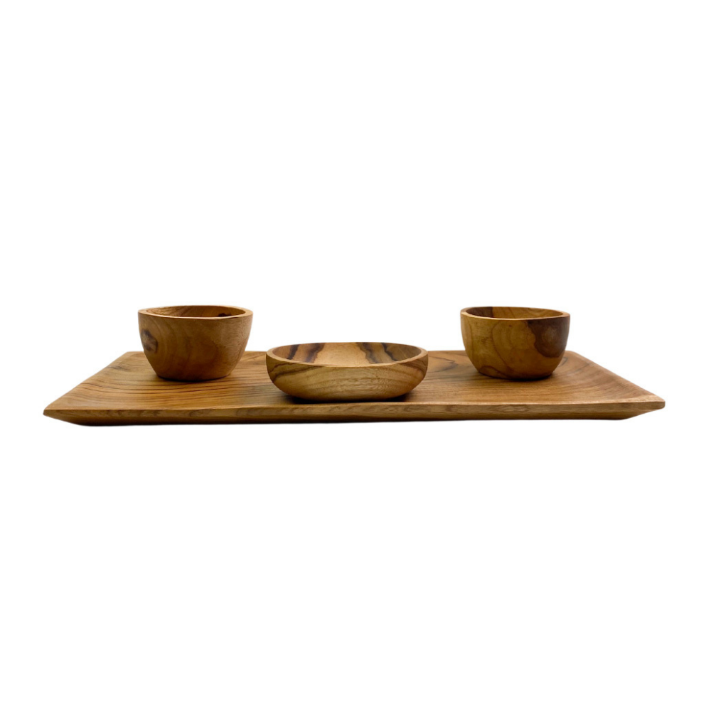 Tiny Forest Nibbles Platter Set