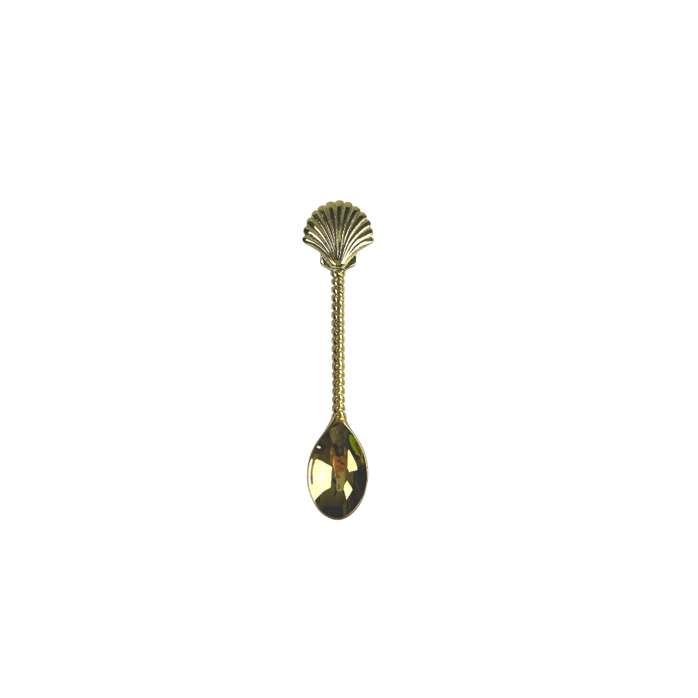 Brass Sea Shell Teaspoon