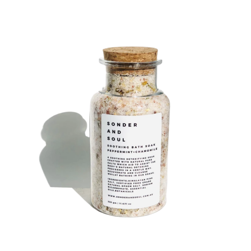Peppermint and Chamomile Bath Soak