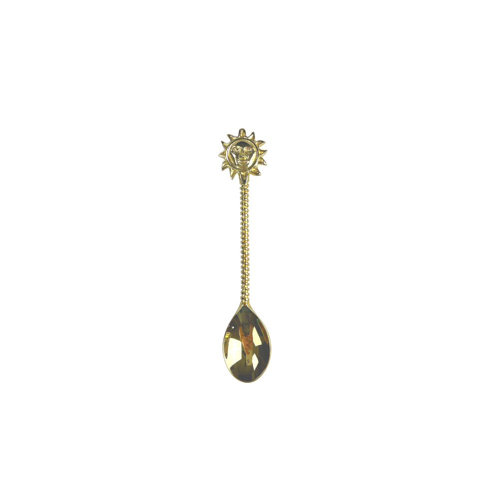 Brass Sunshine Teaspoon