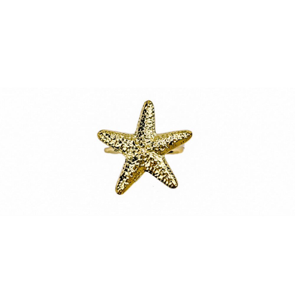 Brass Starfish Napkin Ring