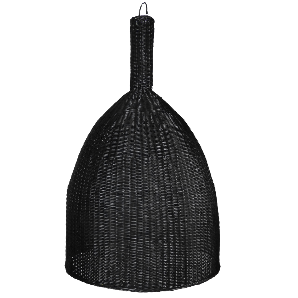 Zehra Black Rattan Voluminous Light Shade