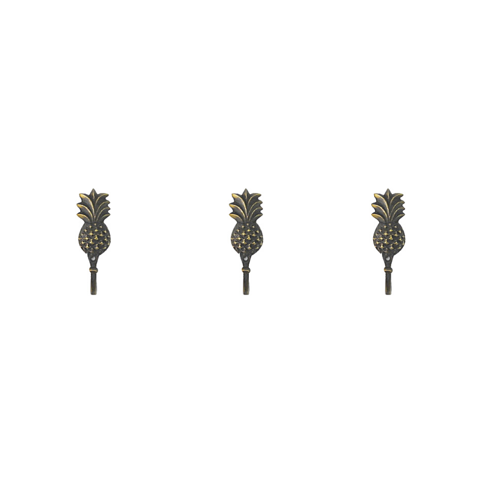 Small Brass Pineapple Wall Hook