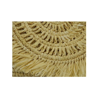 Summertime Raffia Clutch
