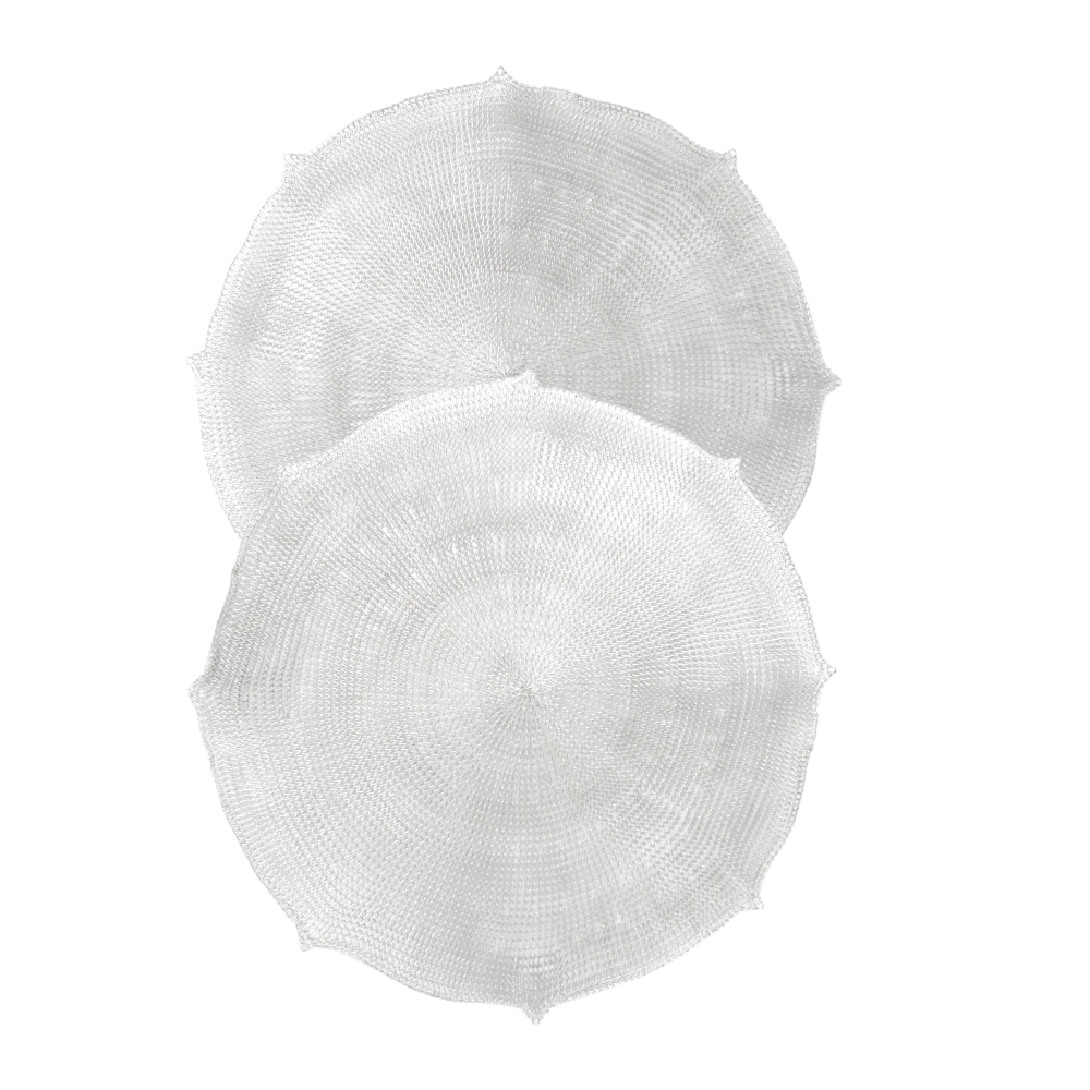 Silver Mee.ka Placemat Set of 2