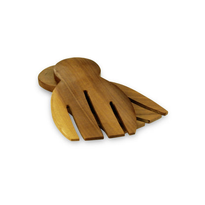 Set Of Teak Salad Servers