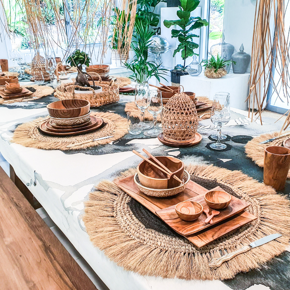 Natural Teak Buddha Bowl