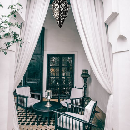 Moroccan Teardrop Hanging Lantern (Large)