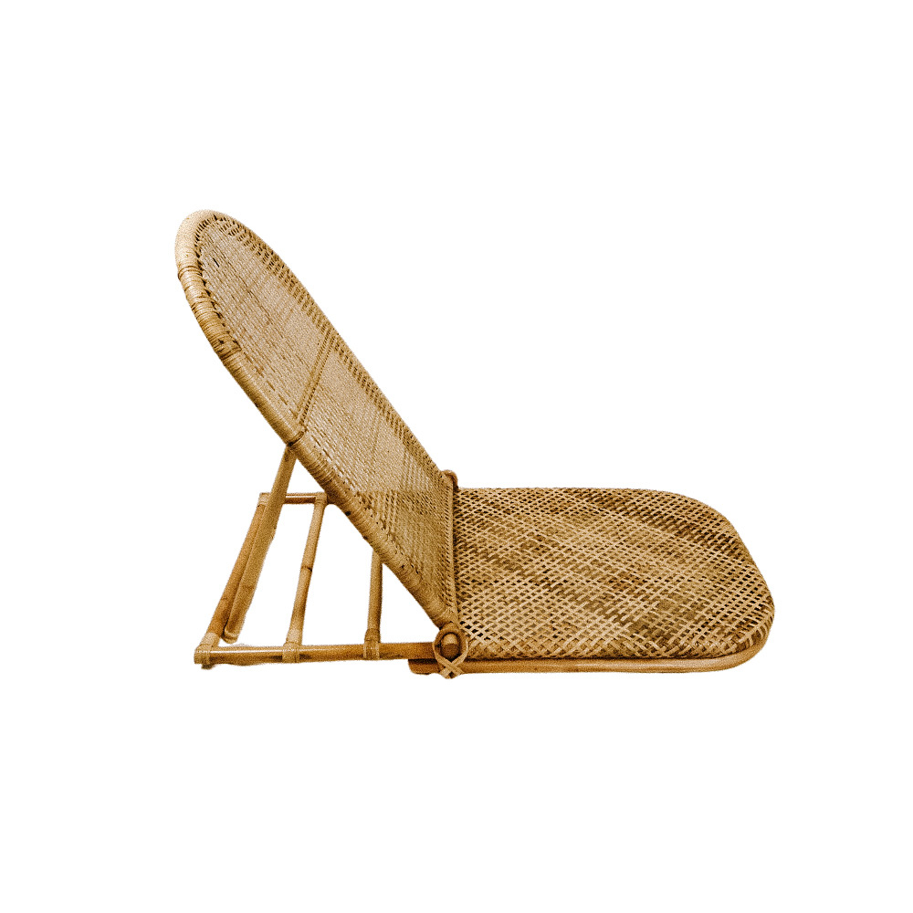 Luxe Salt & Co. Rattan Beach Lounger