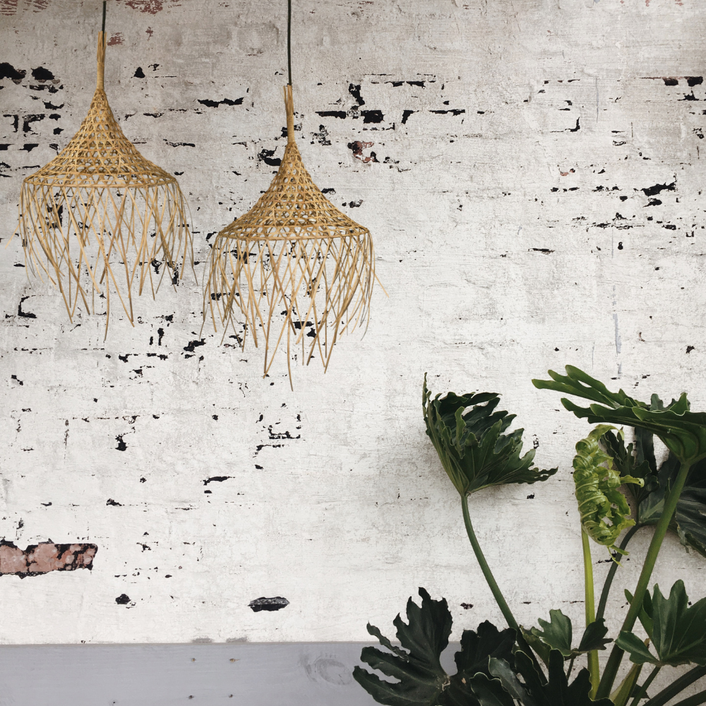 Mykonos Pendant Light Shade Split Strand Natural Large 60cm