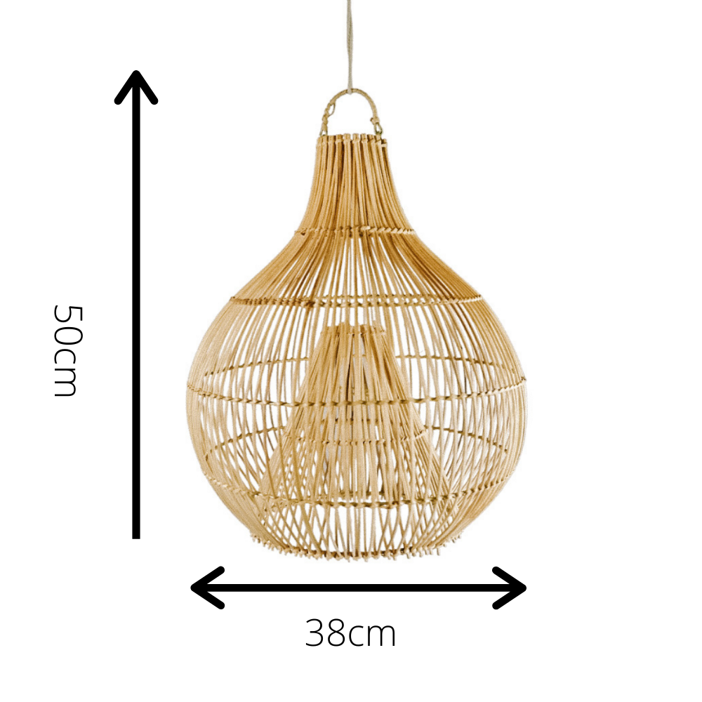 Asri Rattan Pendant Light Shade Small