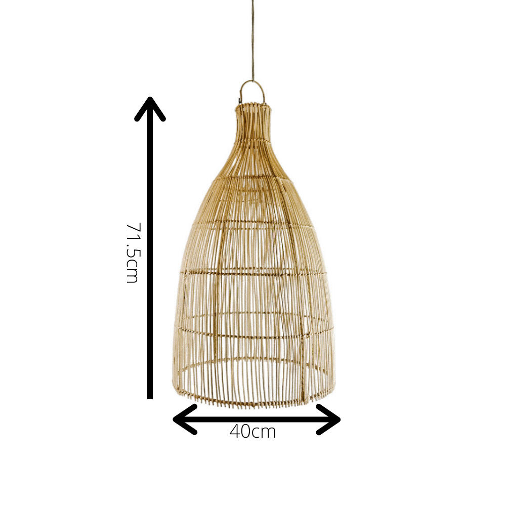 Tahiti Natural Rattan Pendant Shade