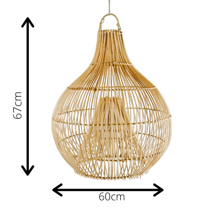 Asri Rattan Pendant Light Shade Large