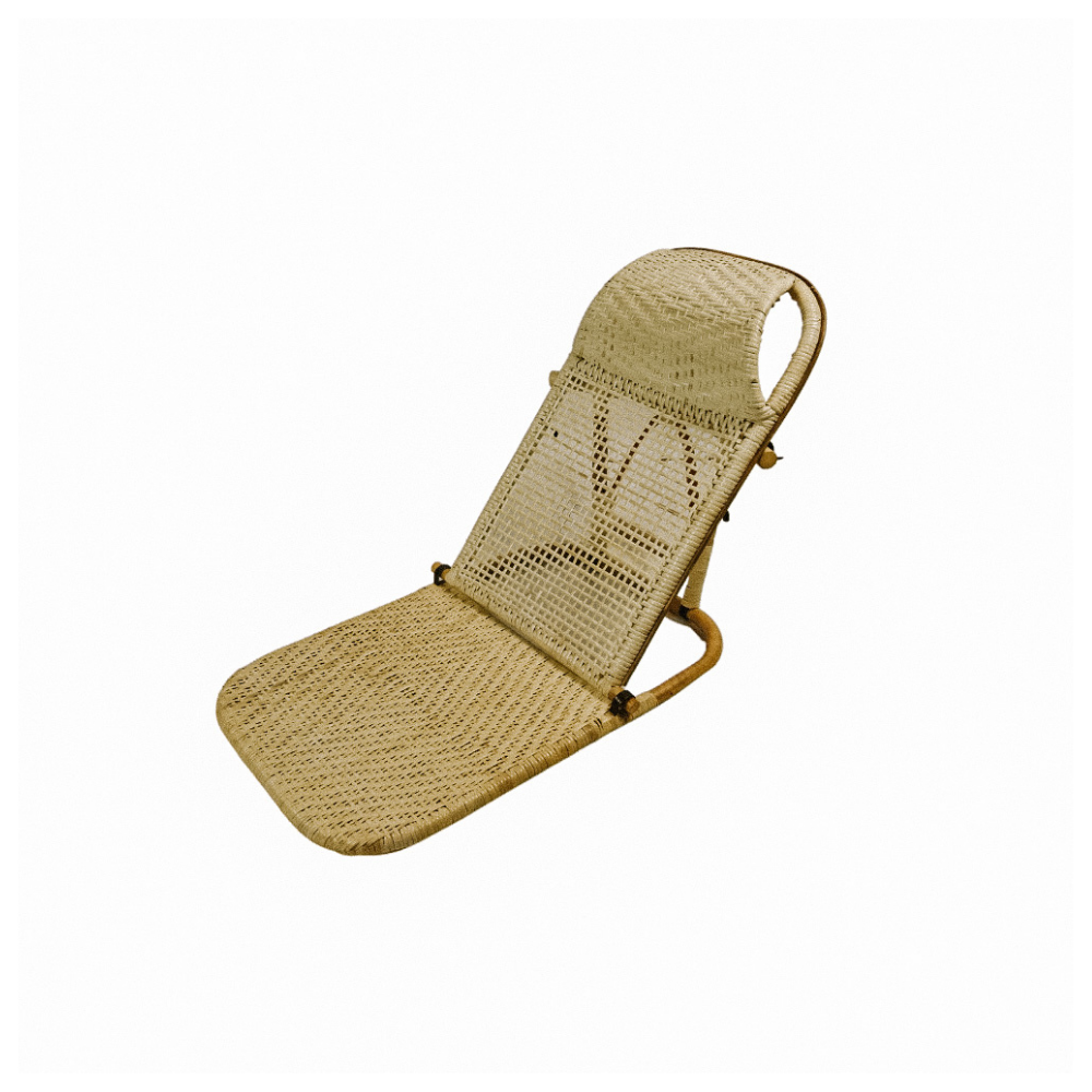 Luxe Salt & Co. Rattan Cushioned Beach Chair