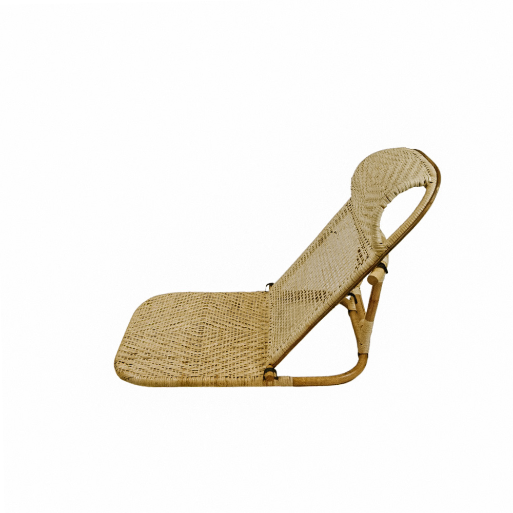 Luxe Salt & Co. Rattan Cushioned Beach Chair