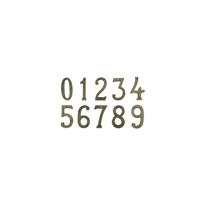 2' Brass House Number