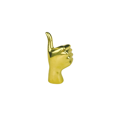 Thumbs Up Brass Hand Ornament