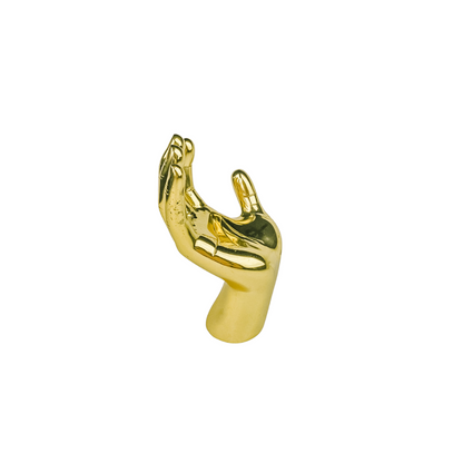 Open Palm Brass Hand Ornament