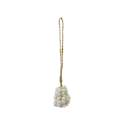 Large Cluster Moon Shell Tassel With Jute Twine Macrame