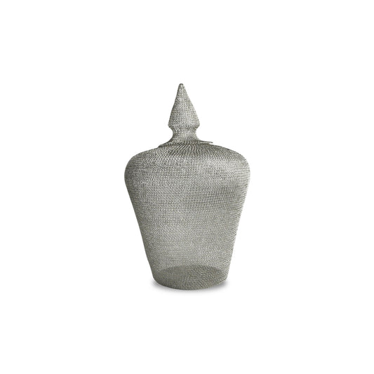 Silver Crochet Mee.ka Pot (Medium)