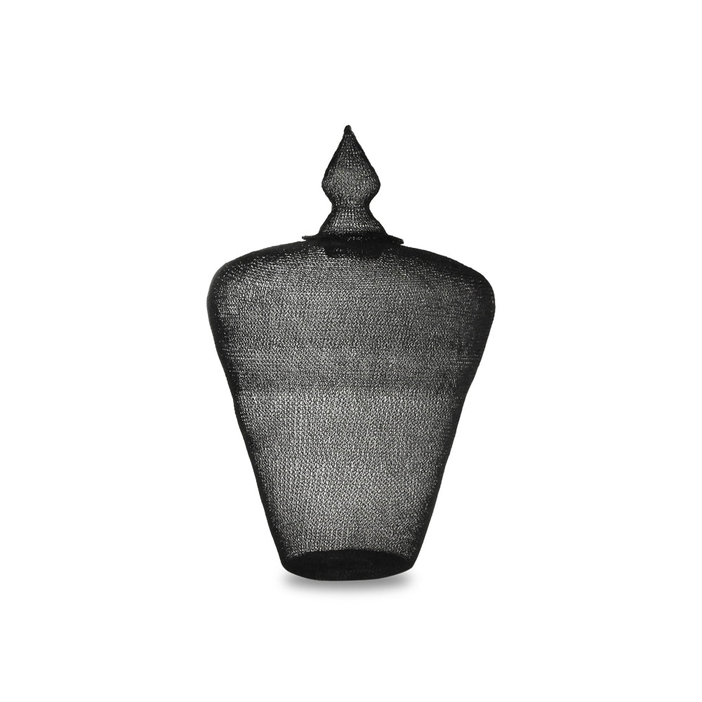 Black Crotchet Mee.ka Pot (Large)