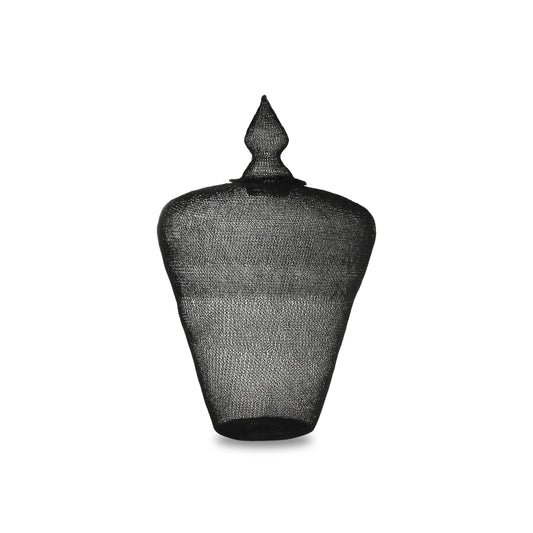 Black Crotchet Mee.ka Pot (Large)