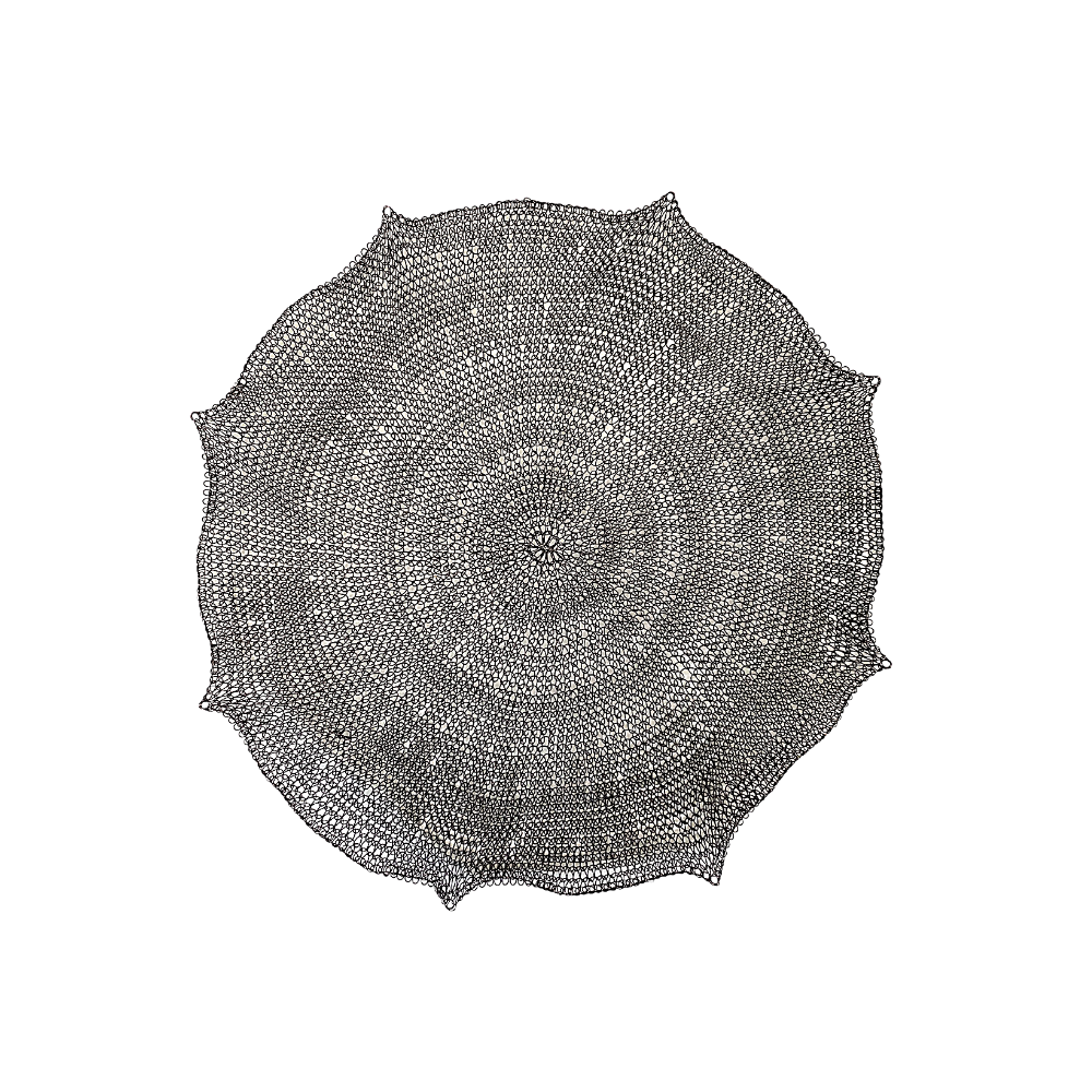 Black Mee.ka Placemat Set of 2