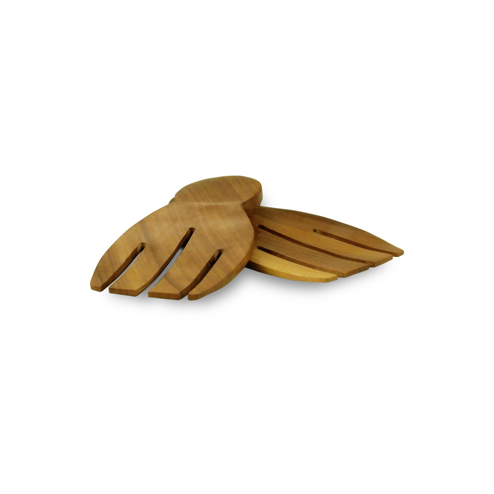 Set Of Teak Salad Servers
