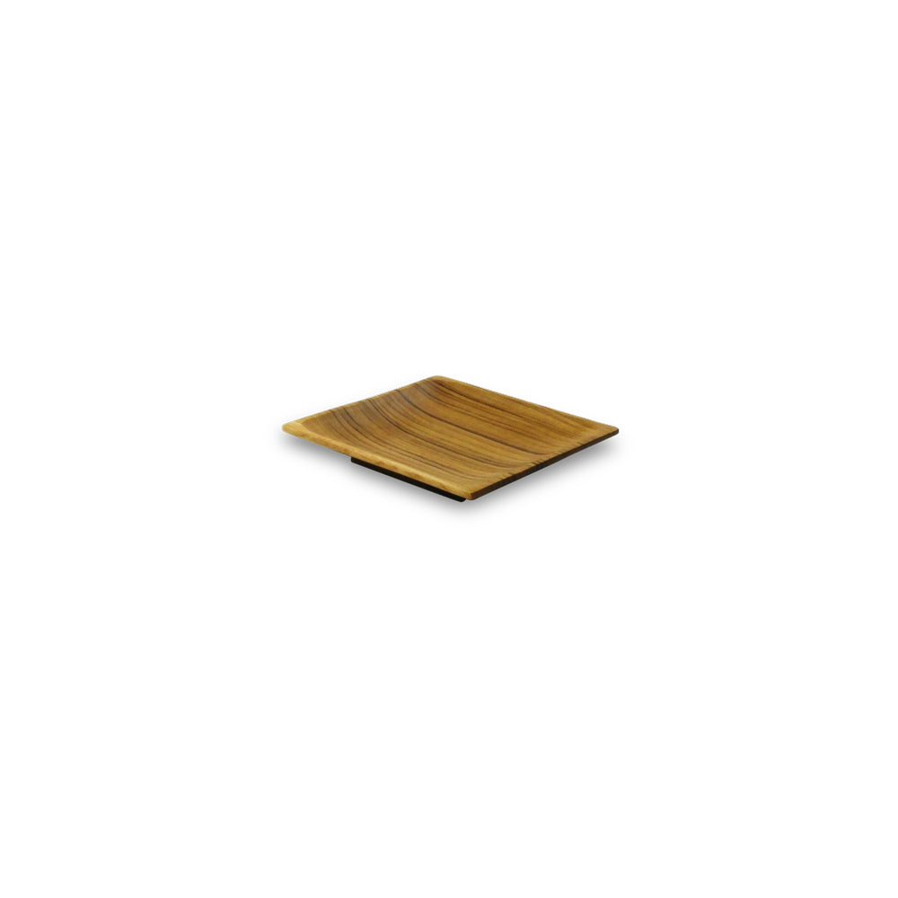 15CM Teak Square Side Plate