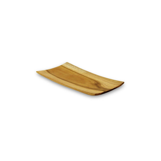 22CM Teak Skinny Side Plate