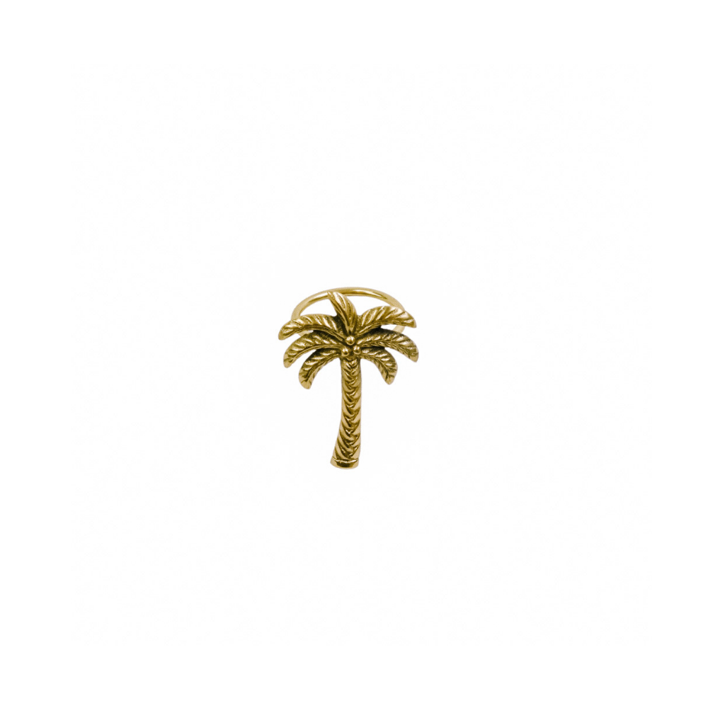 Brass Palm Tree Napkin Ring