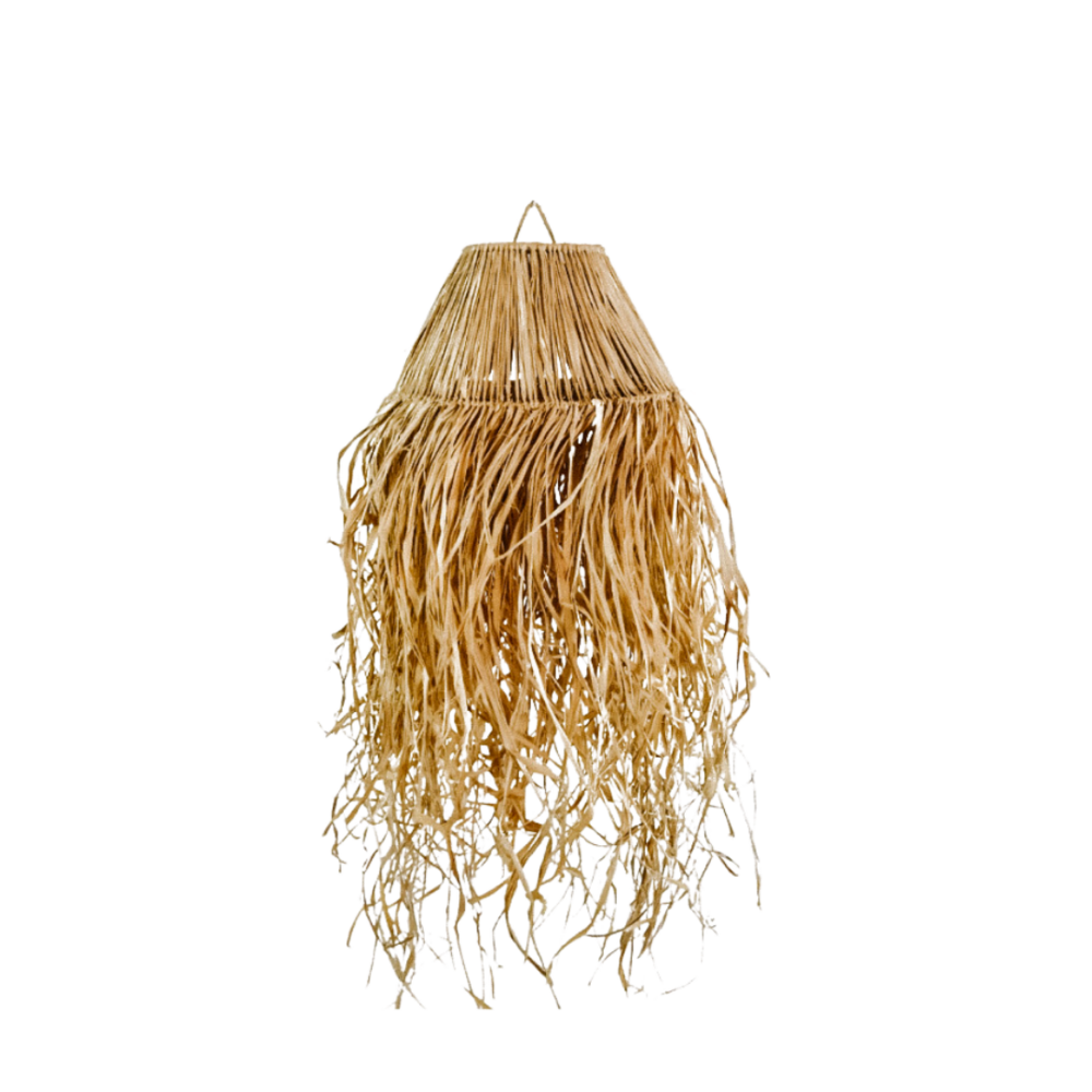 Medusa Raffia Natural Pendant Light Shade Small