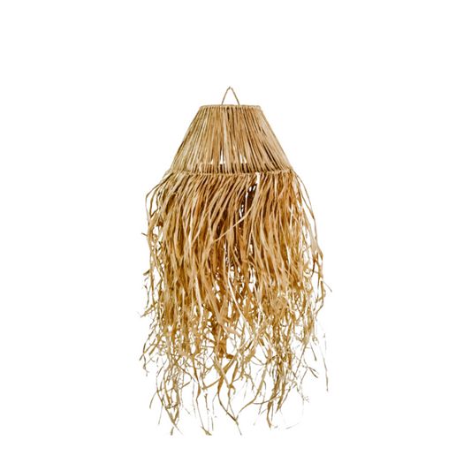 Medusa Raffia Natural Pendant Light Shade Small