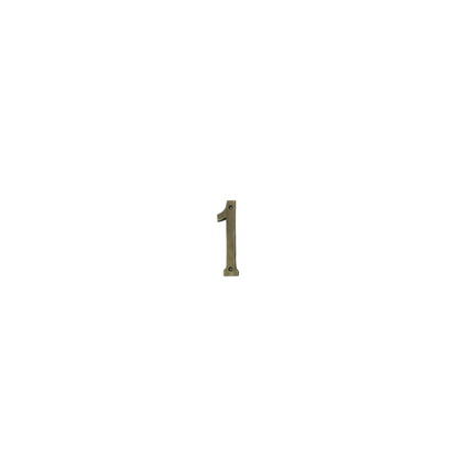 1' Brass House Number