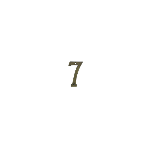 7' Brass House Number