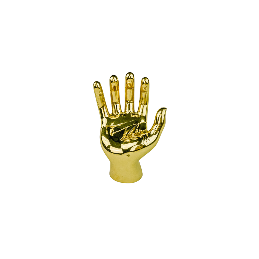 Open Palm Brass Hand Ornament