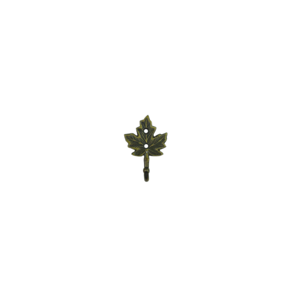 Brass Autumn Leaf Hook